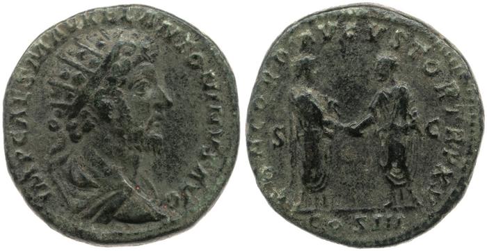 реверс RIC III Marcus Aurelius 800