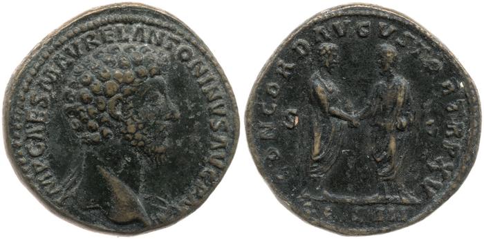 реверс RIC III Marcus Aurelius 795