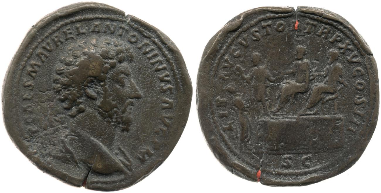 аверс RIC III Marcus Aurelius 806