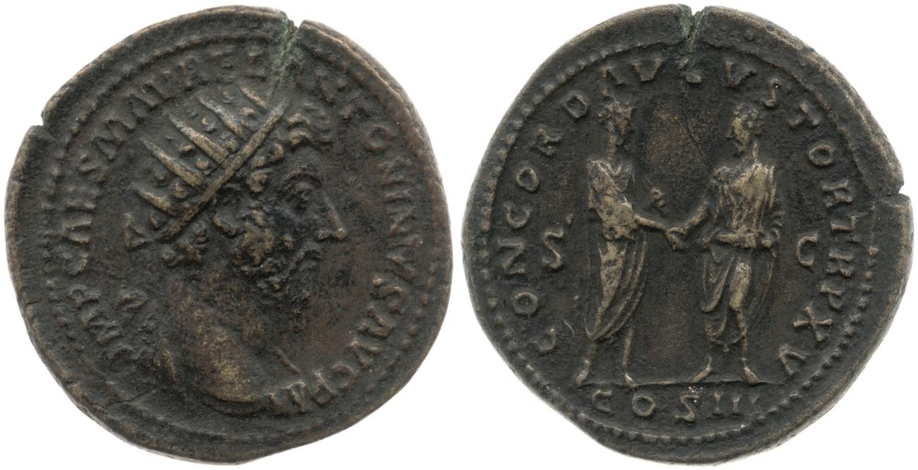 аверс RIC III Marcus Aurelius 799