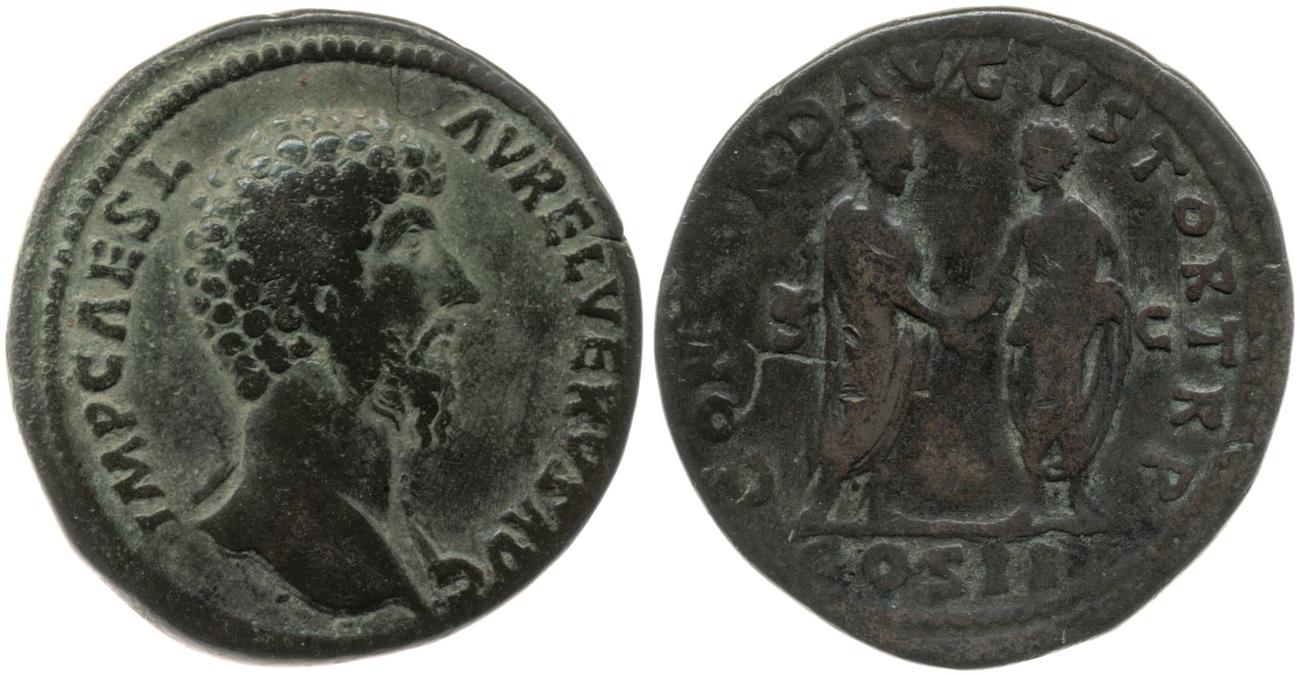 аверс RIC III Marcus Aurelius 1283