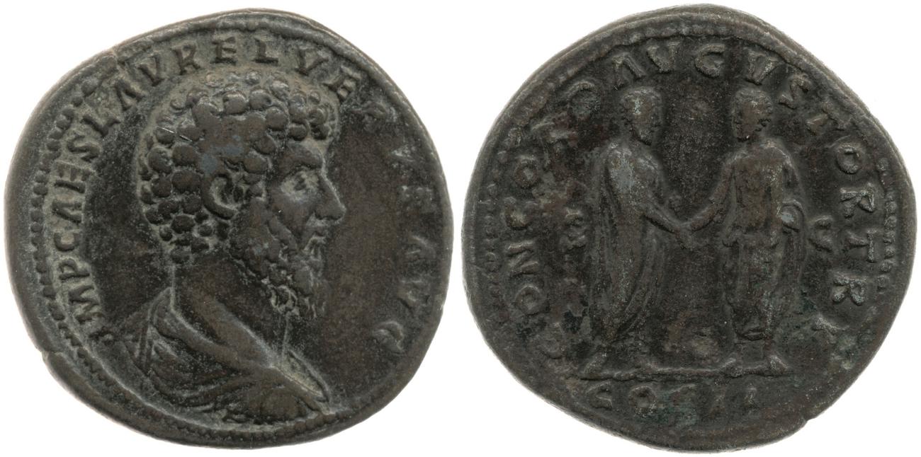 аверс RIC III Marcus Aurelius 1282