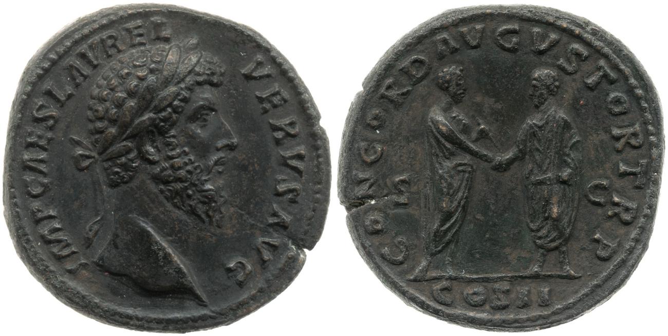 аверс RIC III Marcus Aurelius 1284
