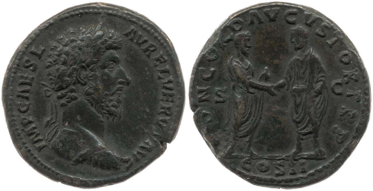 аверс RIC III Marcus Aurelius 1286