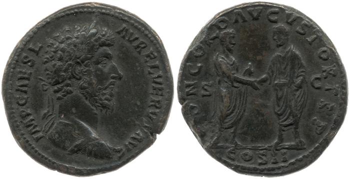 реверс RIC III Marcus Aurelius 1286
