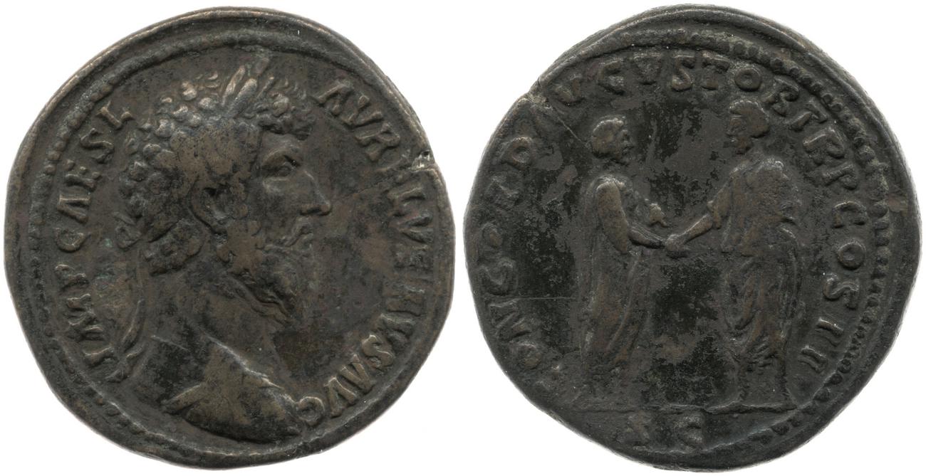 RIC III Marcus Aurelius 1286, аверс, bm