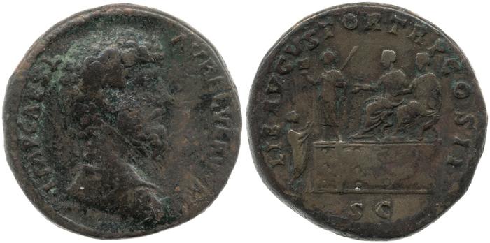 реверс RIC III Marcus Aurelius 1301
