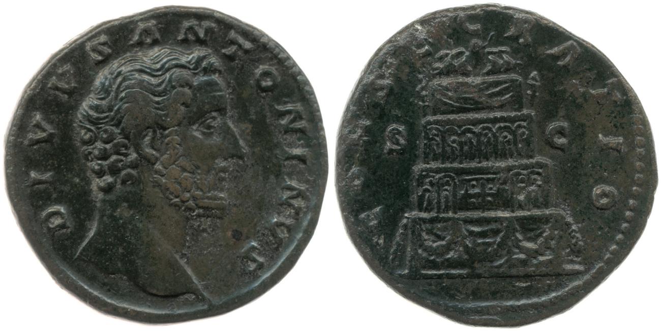 RIC III Marcus Aurelius 1266, аверс, bm