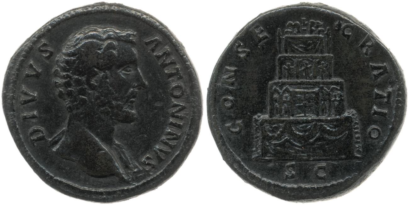 RIC III Marcus Aurelius 1266, аверс, bm