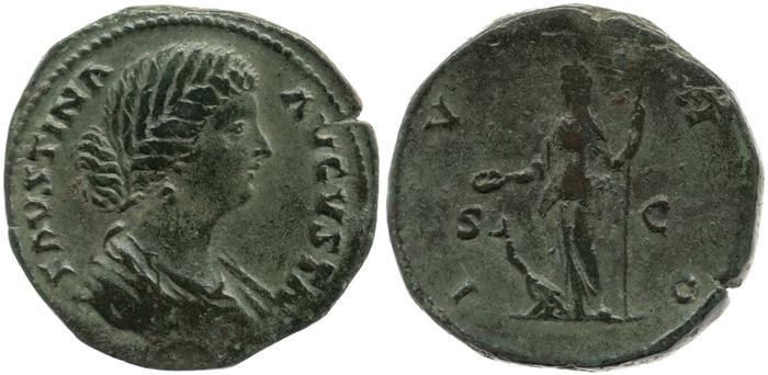 RIC III Marcus Aurelius 1645, реверс, bm