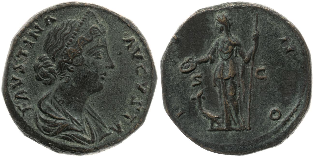 аверс RIC III Marcus Aurelius 1646