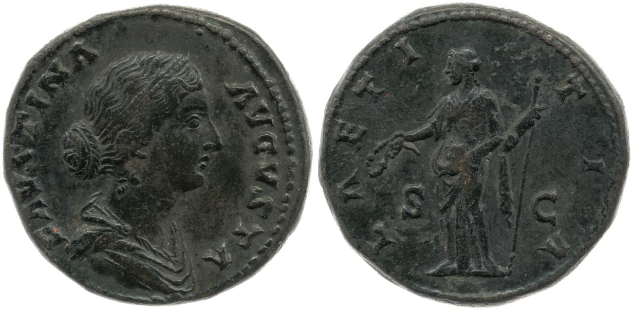 RIC III Marcus Aurelius 1654, аверс, bm