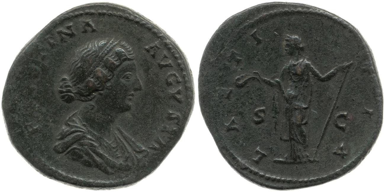 RIC III Marcus Aurelius 1654, аверс, bm