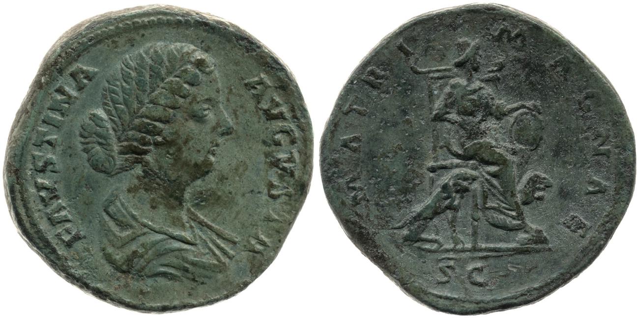 аверс RIC III Marcus Aurelius 1663