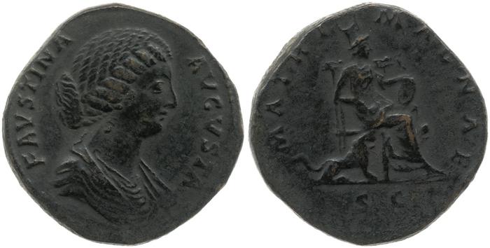 RIC III Marcus Aurelius 1663, реверс, bm