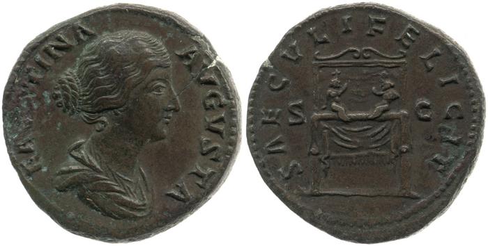 RIC III Marcus Aurelius 1665, реверс, bm
