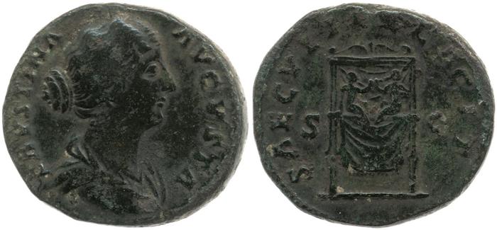 RIC III Marcus Aurelius 1665, реверс, bm