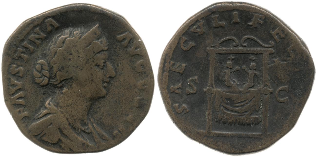 RIC III Marcus Aurelius 1665, аверс, bm