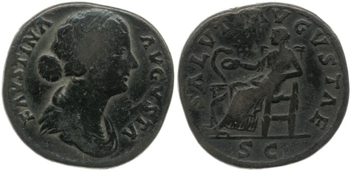 RIC III Marcus Aurelius 1668A, реверс, bm