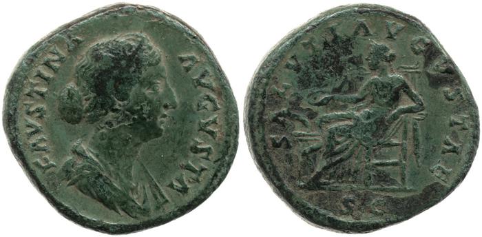 RIC III Marcus Aurelius 1668A, реверс, bm