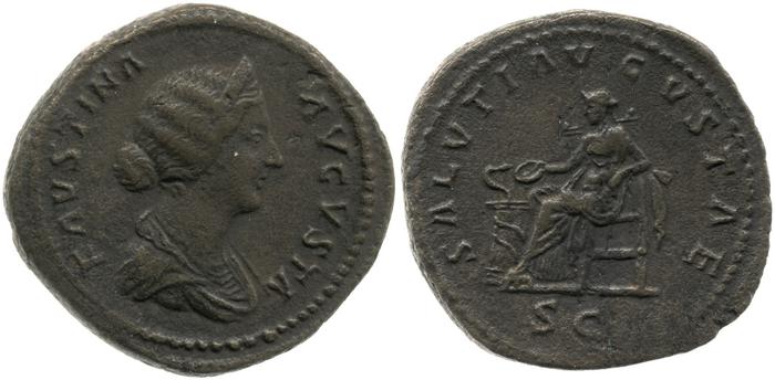 RIC III Marcus Aurelius 1668, реверс, bm