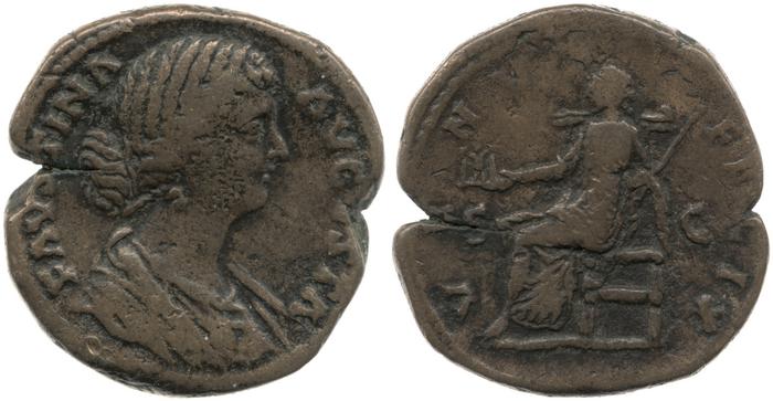 RIC III Marcus Aurelius 1686, реверс, bm