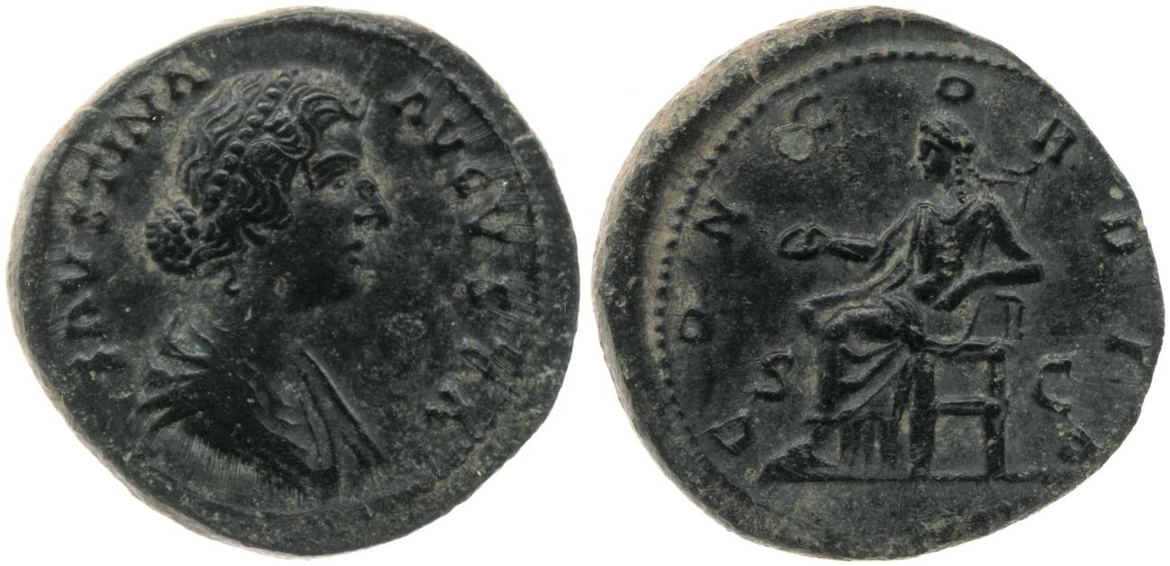 аверс RIC III Marcus Aurelius 1627