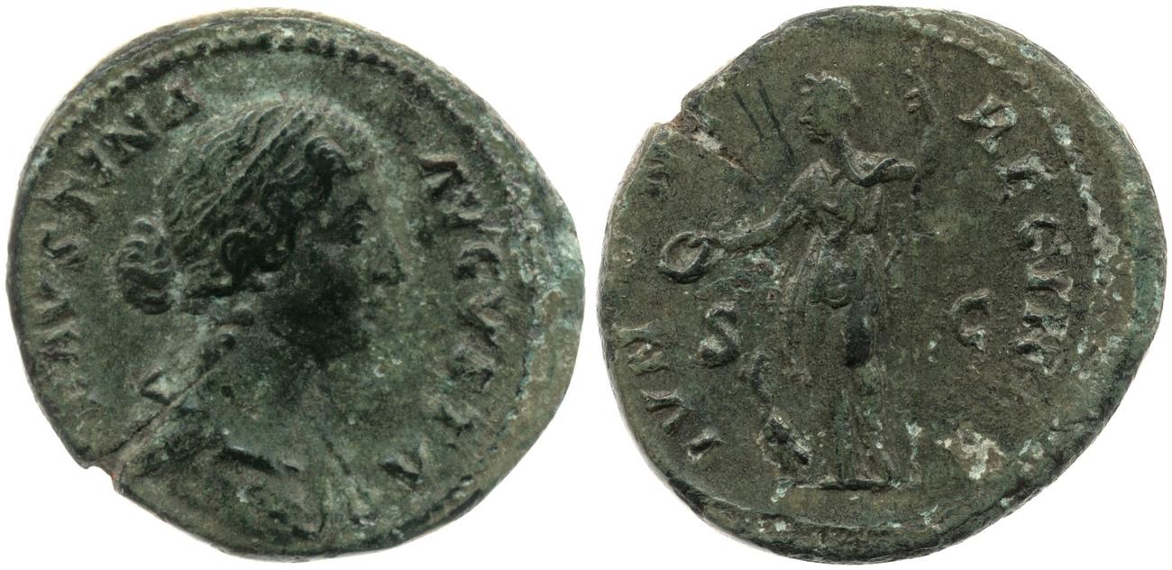 аверс RIC III Marcus Aurelius 1648
