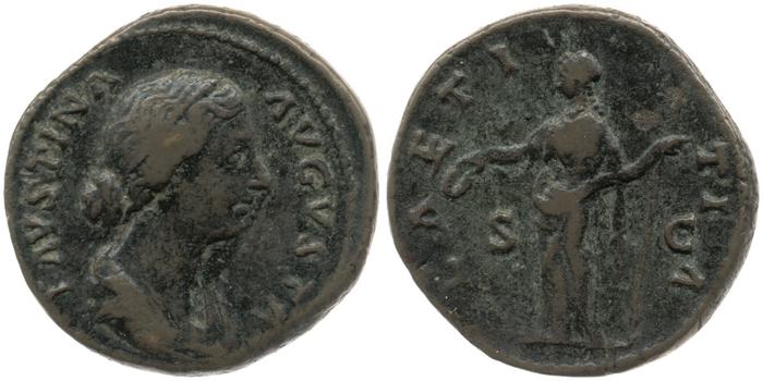 реверс RIC III Marcus Aurelius 1656