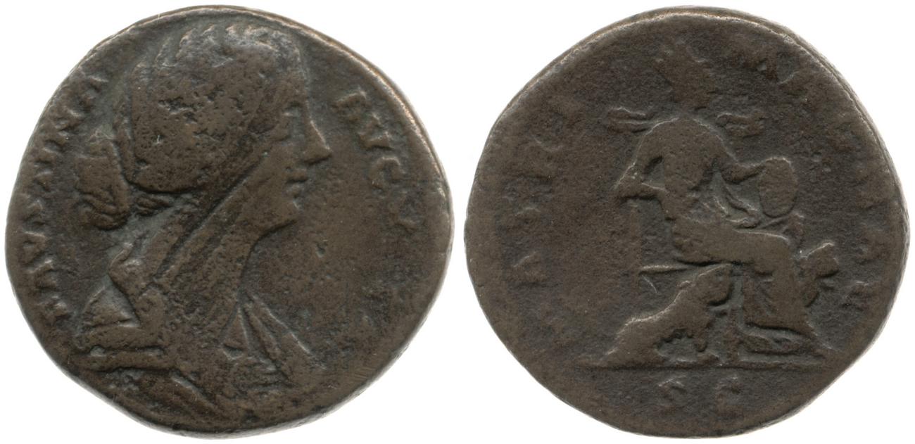 RIC III Marcus Aurelius 1664, аверс, bm