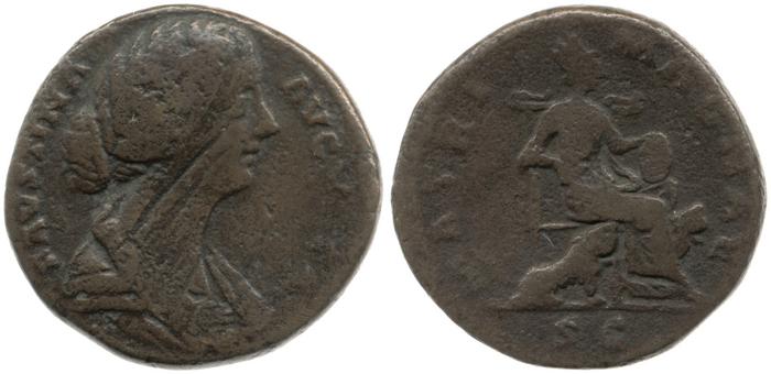 RIC III Marcus Aurelius 1664, реверс, bm