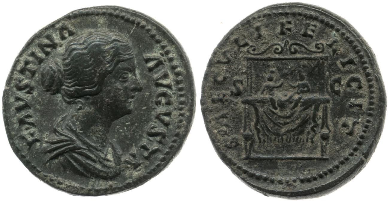 аверс RIC III Marcus Aurelius 1666
