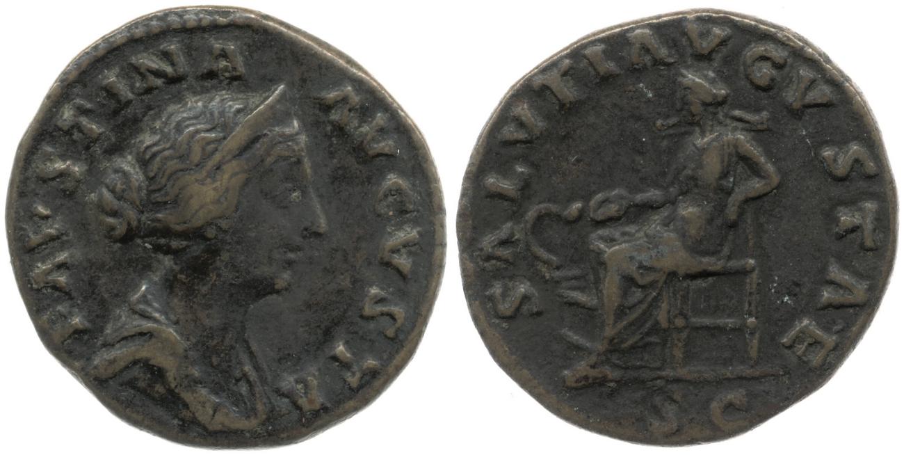 аверс RIC III Marcus Aurelius 1671