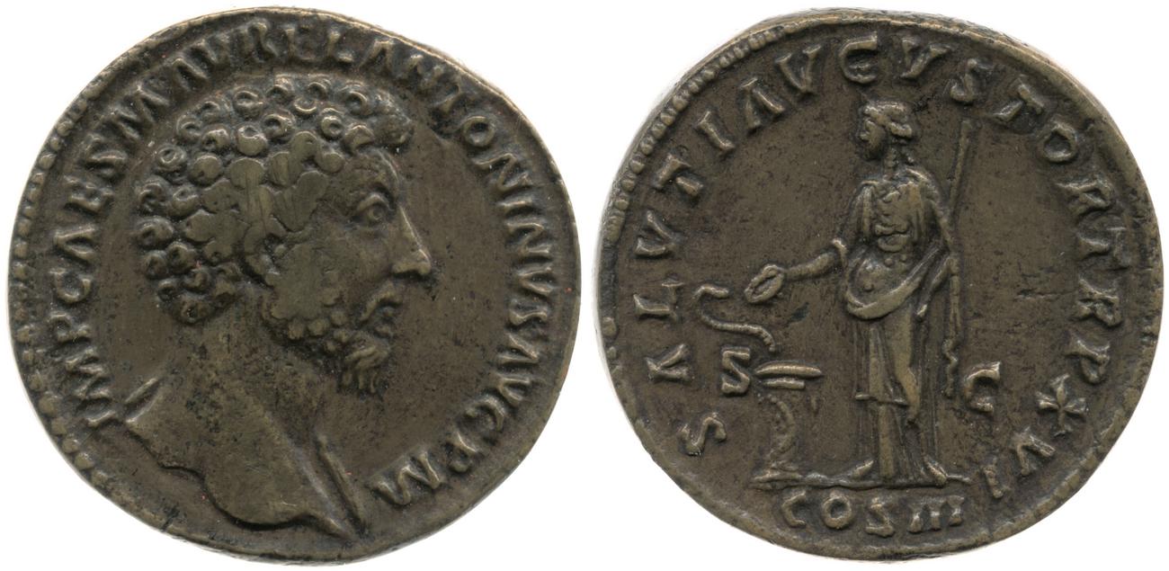 аверс RIC III Marcus Aurelius 835