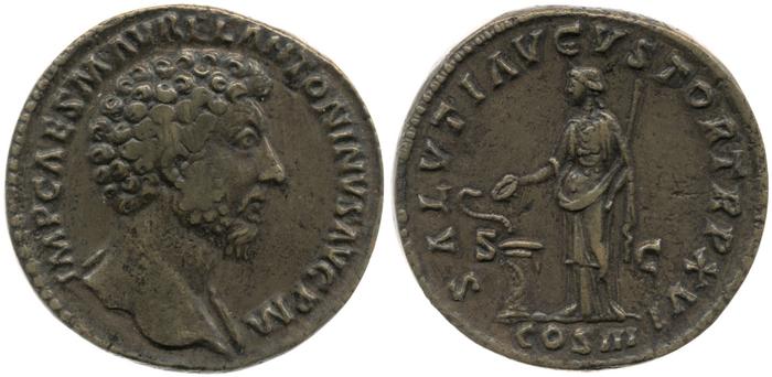 реверс RIC III Marcus Aurelius 835