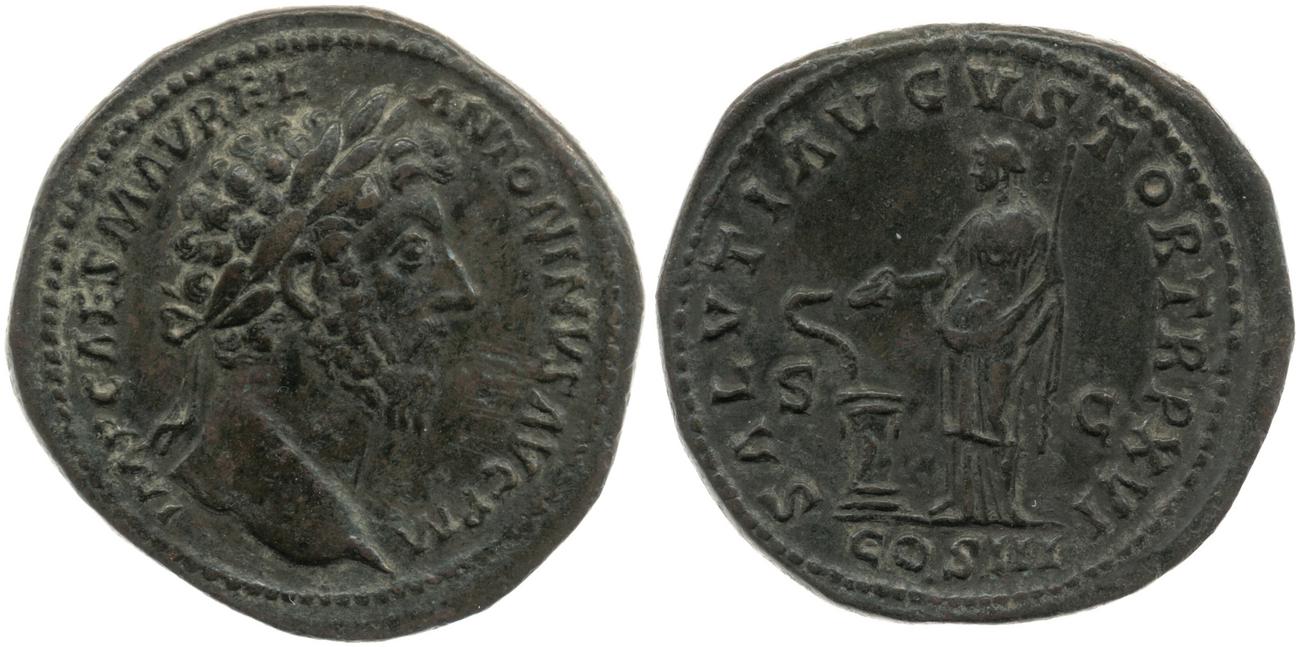 RIC III Marcus Aurelius 836, аверс, bm