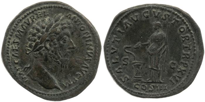 RIC III Marcus Aurelius 836, реверс, bm