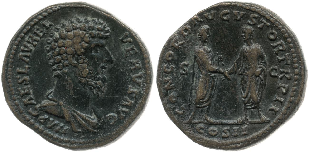 аверс RIC III Marcus Aurelius 1308