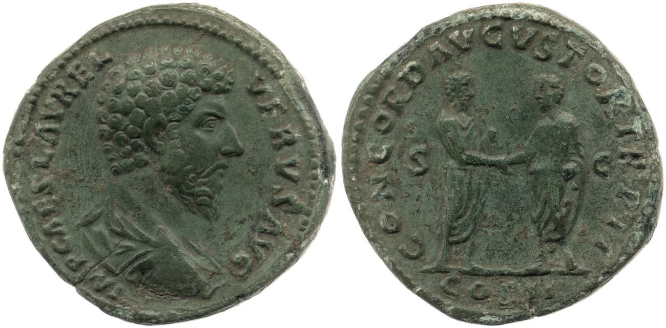 RIC III Marcus Aurelius 1308, аверс, bm