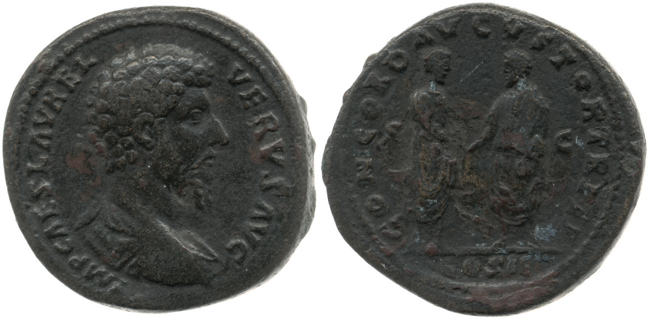 RIC III Marcus Aurelius 1308, аверс, bm