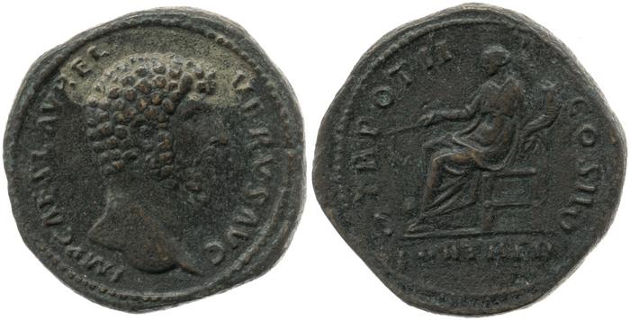 реверс RIC III Marcus Aurelius 1317