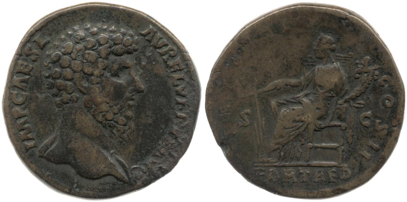 RIC III Marcus Aurelius 1317, аверс, bm
