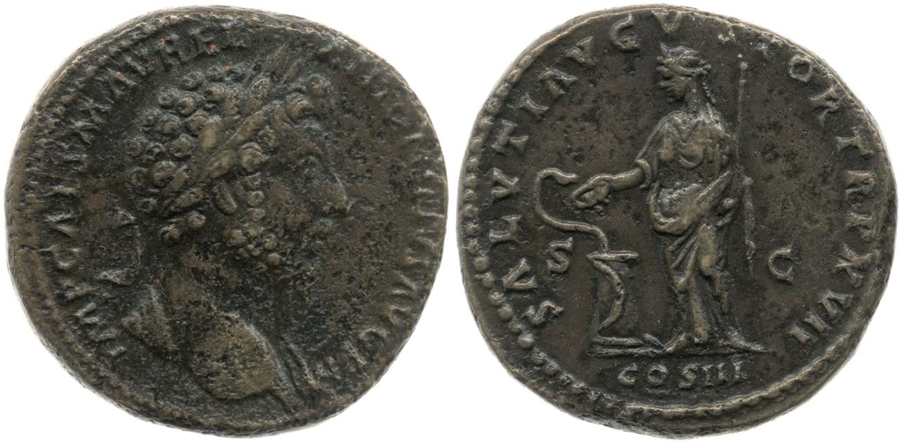 аверс RIC III Marcus Aurelius 844