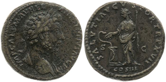 реверс RIC III Marcus Aurelius 844