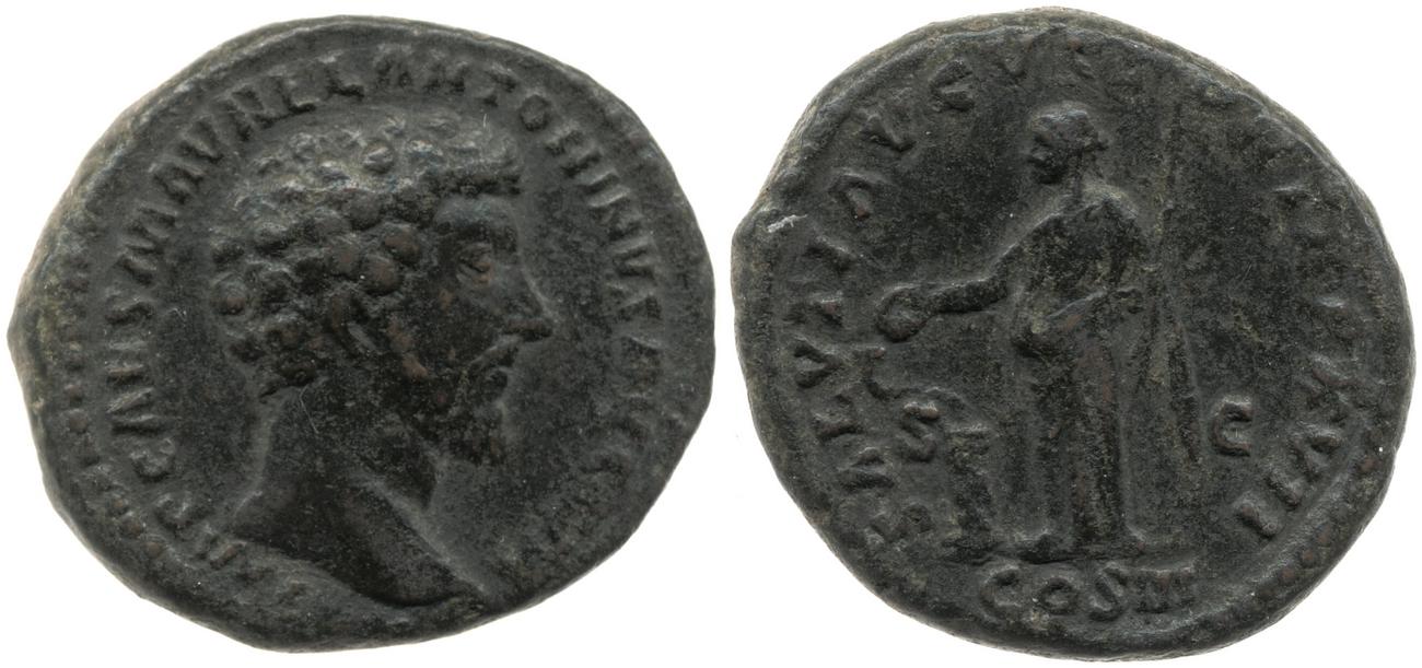 аверс RIC III Marcus Aurelius 847