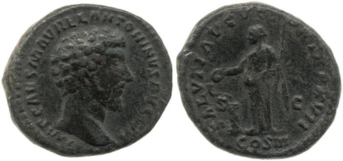 реверс RIC III Marcus Aurelius 847
