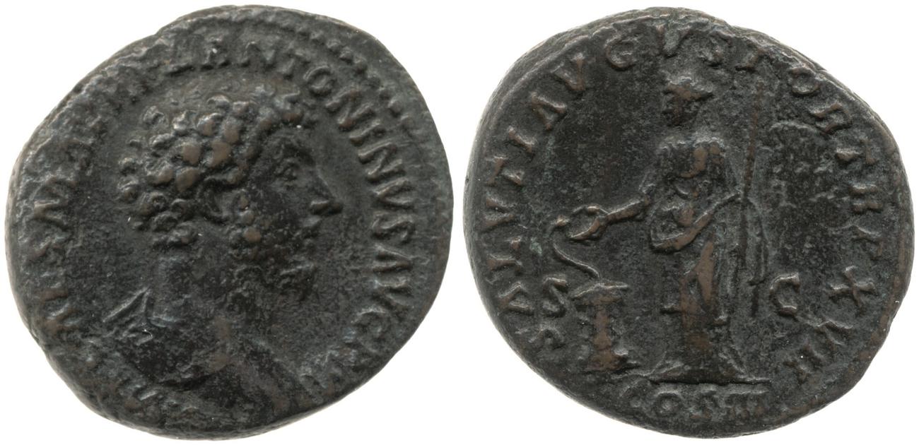 аверс RIC III Marcus Aurelius 849
