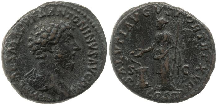 реверс RIC III Marcus Aurelius 849