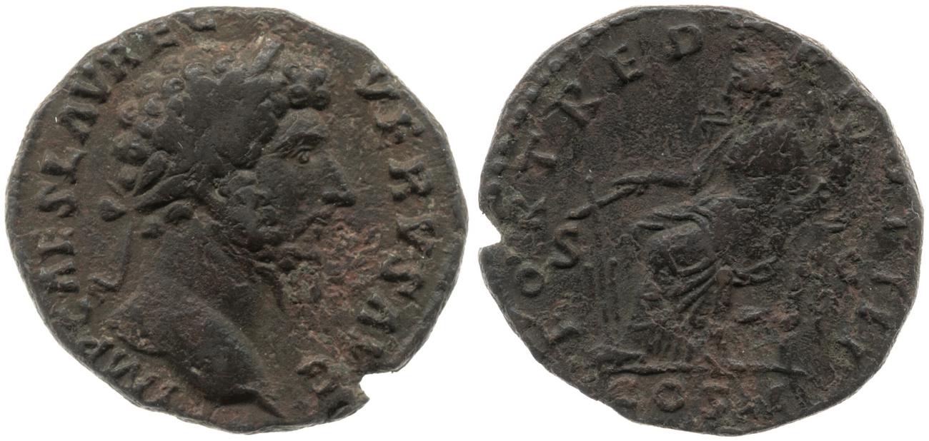 RIC III Marcus Aurelius 1352, аверс, bm