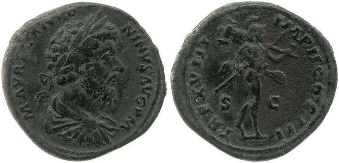 реверс RIC III Marcus Aurelius 855
